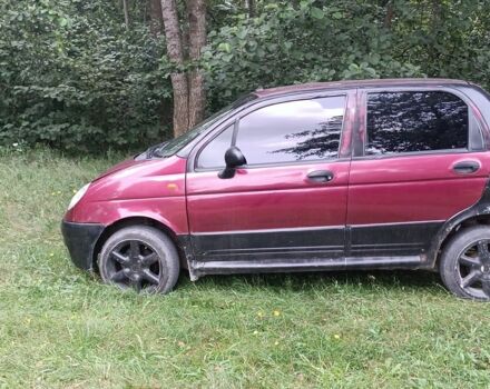 Червоний Деу Матіз, об'ємом двигуна 1 л та пробігом 200 тис. км за 1300 $, фото 1 на Automoto.ua