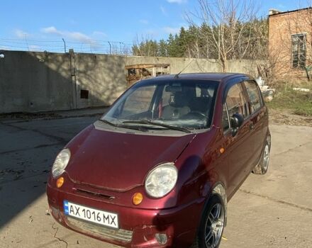 Красный Дэу Матиз, объемом двигателя 0.8 л и пробегом 167 тыс. км за 1400 $, фото 1 на Automoto.ua