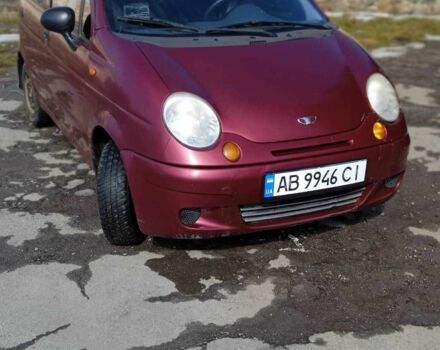 Красный Дэу Матиз, объемом двигателя 0.8 л и пробегом 270 тыс. км за 1450 $, фото 1 на Automoto.ua