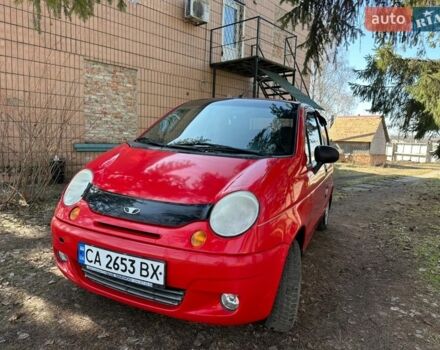 Червоний Деу Матіз, об'ємом двигуна 0.8 л та пробігом 124 тис. км за 1700 $, фото 1 на Automoto.ua