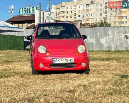 Красный Дэу Матиз, объемом двигателя 0.8 л и пробегом 153 тыс. км за 2800 $, фото 1 на Automoto.ua