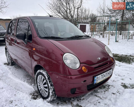 Красный Дэу Матиз, объемом двигателя 0.8 л и пробегом 133 тыс. км за 2500 $, фото 1 на Automoto.ua