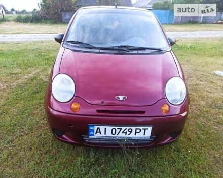 Красный Дэу Матиз, объемом двигателя 0.8 л и пробегом 122 тыс. км за 2000 $, фото 1 на Automoto.ua