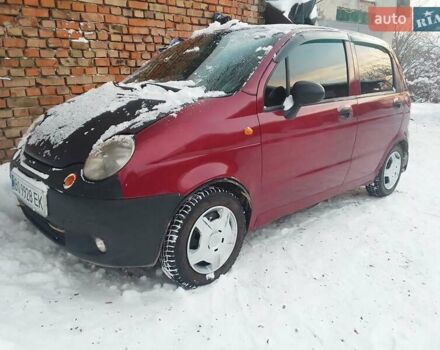 Червоний Деу Матіз, об'ємом двигуна 0.8 л та пробігом 360 тис. км за 1300 $, фото 1 на Automoto.ua