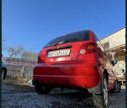 Красный Дэу Матиз, объемом двигателя 0.8 л и пробегом 120 тыс. км за 1550 $, фото 1 на Automoto.ua