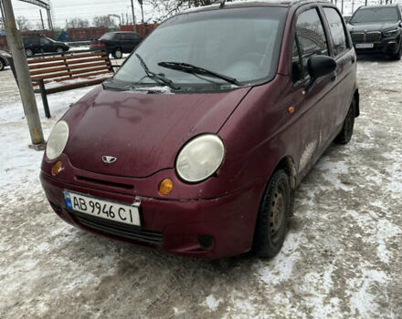 Красный Дэу Матиз, объемом двигателя 0.8 л и пробегом 200 тыс. км за 1450 $, фото 1 на Automoto.ua