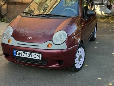 Красный Дэу Матиз, объемом двигателя 0.8 л и пробегом 3 тыс. км за 2000 $, фото 1 на Automoto.ua