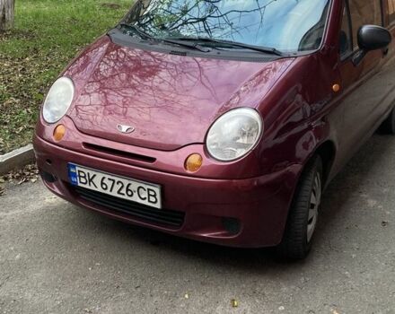 Красный Дэу Матиз, объемом двигателя 0.8 л и пробегом 160 тыс. км за 1850 $, фото 1 на Automoto.ua
