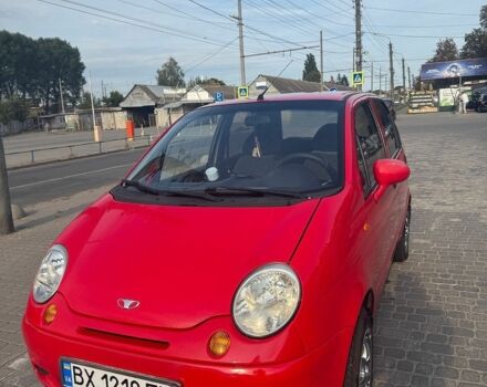 Красный Дэу Матиз, объемом двигателя 0.8 л и пробегом 70 тыс. км за 2500 $, фото 1 на Automoto.ua
