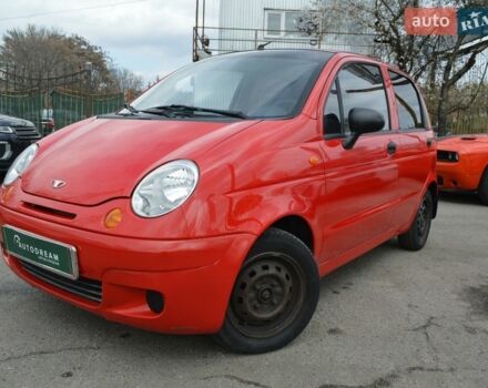 Красный Дэу Матиз, объемом двигателя 0.8 л и пробегом 55 тыс. км за 3500 $, фото 1 на Automoto.ua