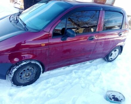 Червоний Деу Матіз, об'ємом двигуна 0.8 л та пробігом 240 тис. км за 1200 $, фото 1 на Automoto.ua