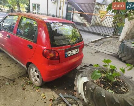 Красный Дэу Матиз, объемом двигателя 0.8 л и пробегом 107 тыс. км за 2000 $, фото 1 на Automoto.ua
