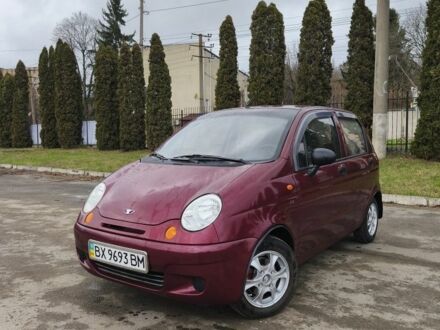Червоний Деу Матіз, об'ємом двигуна 0.8 л та пробігом 180 тис. км за 2200 $, фото 1 на Automoto.ua