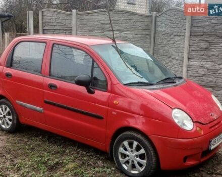 Красный Дэу Матиз, объемом двигателя 0.8 л и пробегом 120 тыс. км за 1450 $, фото 1 на Automoto.ua