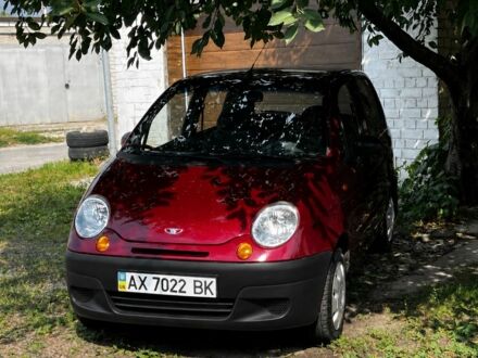 Красный Дэу Матиз, объемом двигателя 0.8 л и пробегом 50 тыс. км за 2102 $, фото 1 на Automoto.ua