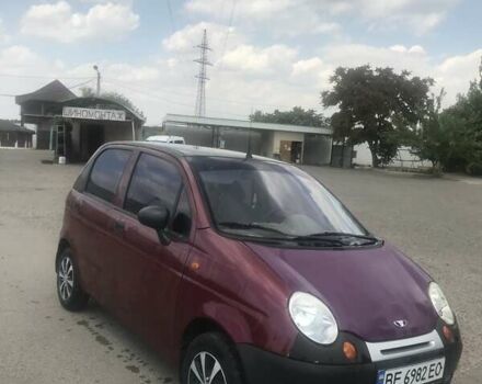 Красный Дэу Матиз, объемом двигателя 0.8 л и пробегом 200 тыс. км за 1900 $, фото 1 на Automoto.ua