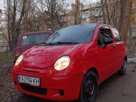 Красный Дэу Матиз, объемом двигателя 0.8 л и пробегом 74 тыс. км за 2600 $, фото 1 на Automoto.ua