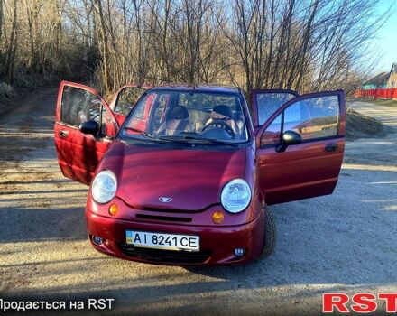 Красный Дэу Матиз, объемом двигателя 0.8 л и пробегом 70 тыс. км за 1500 $, фото 1 на Automoto.ua