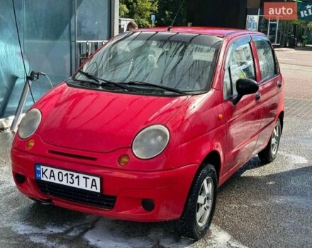 Красный Дэу Матиз, объемом двигателя 0.8 л и пробегом 201 тыс. км за 1332 $, фото 1 на Automoto.ua
