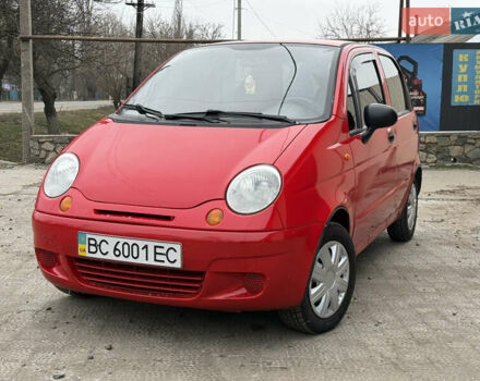 Червоний Деу Матіз, об'ємом двигуна 0.8 л та пробігом 105 тис. км за 2000 $, фото 1 на Automoto.ua