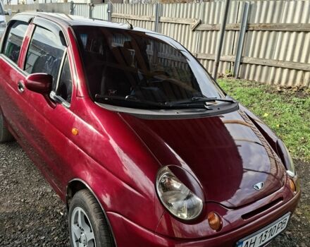 Красный Дэу Матиз, объемом двигателя 0.8 л и пробегом 111 тыс. км за 3472 $, фото 1 на Automoto.ua