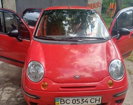 Красный Дэу Матиз, объемом двигателя 0.8 л и пробегом 76 тыс. км за 2200 $, фото 1 на Automoto.ua