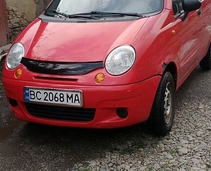 Красный Дэу Матиз, объемом двигателя 0.8 л и пробегом 112 тыс. км за 2000 $, фото 1 на Automoto.ua