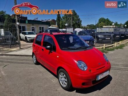 Красный Дэу Матиз, объемом двигателя 0.8 л и пробегом 96 тыс. км за 3499 $, фото 1 на Automoto.ua