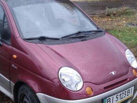 Красный Дэу Матиз, объемом двигателя 1 л и пробегом 34 тыс. км за 3200 $, фото 1 на Automoto.ua