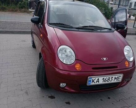 Червоний Деу Матіз, об'ємом двигуна 0.8 л та пробігом 74 тис. км за 3300 $, фото 1 на Automoto.ua