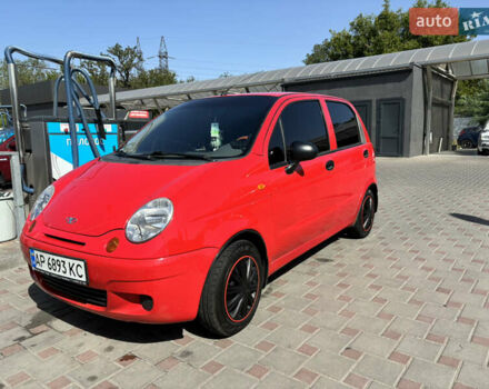 Красный Дэу Матиз, объемом двигателя 0.8 л и пробегом 102 тыс. км за 2500 $, фото 1 на Automoto.ua