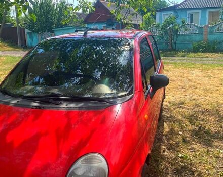 Красный Дэу Матиз, объемом двигателя 0.8 л и пробегом 65 тыс. км за 2500 $, фото 1 на Automoto.ua