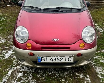 Красный Дэу Матиз, объемом двигателя 1 л и пробегом 80 тыс. км за 3200 $, фото 1 на Automoto.ua