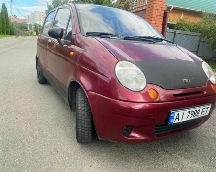 Красный Дэу Матиз, объемом двигателя 0.8 л и пробегом 138 тыс. км за 2000 $, фото 1 на Automoto.ua
