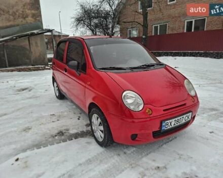 Красный Дэу Матиз, объемом двигателя 0.8 л и пробегом 126 тыс. км за 2199 $, фото 1 на Automoto.ua
