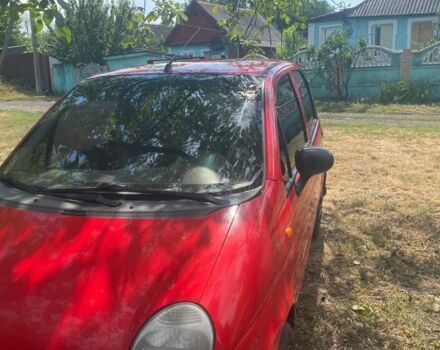 Красный Дэу Матиз, объемом двигателя 0.8 л и пробегом 65 тыс. км за 2500 $, фото 1 на Automoto.ua