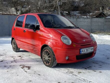 Красный Дэу Матиз, объемом двигателя 0.8 л и пробегом 84 тыс. км за 3500 $, фото 1 на Automoto.ua
