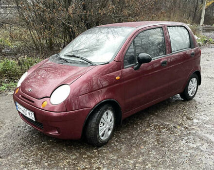 Красный Дэу Матиз, объемом двигателя 0.8 л и пробегом 177 тыс. км за 1700 $, фото 1 на Automoto.ua