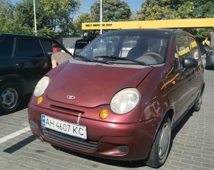 Червоний Деу Матіз, об'ємом двигуна 0.8 л та пробігом 200 тис. км за 1250 $, фото 1 на Automoto.ua