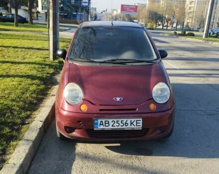 Красный Дэу Матиз, объемом двигателя 0.8 л и пробегом 65 тыс. км за 3200 $, фото 1 на Automoto.ua