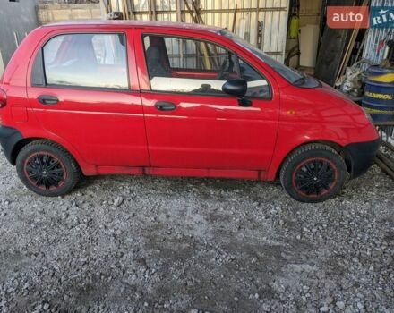 Красный Дэу Матиз, объемом двигателя 0.8 л и пробегом 50 тыс. км за 2550 $, фото 1 на Automoto.ua