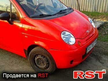 Червоний Деу Матіз, об'ємом двигуна 0.8 л та пробігом 51 тис. км за 3300 $, фото 1 на Automoto.ua