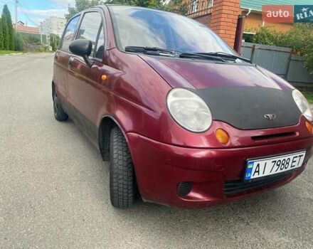 Червоний Деу Матіз, об'ємом двигуна 0.8 л та пробігом 140 тис. км за 1900 $, фото 1 на Automoto.ua