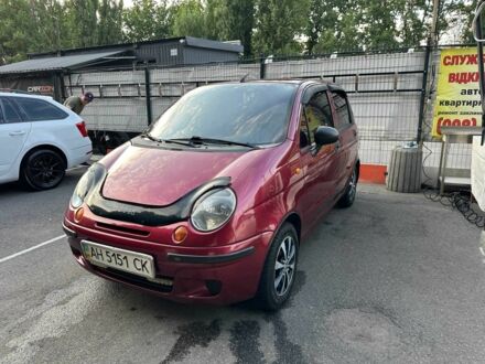 Червоний Деу Матіз, об'ємом двигуна 0.8 л та пробігом 70 тис. км за 2305 $, фото 1 на Automoto.ua