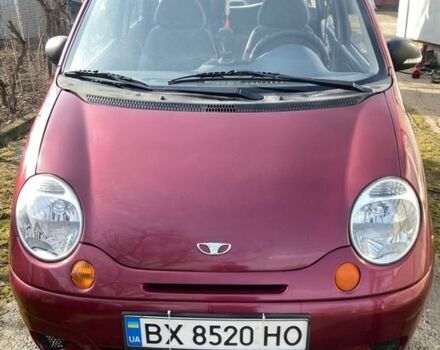 Красный Дэу Матиз, объемом двигателя 0.8 л и пробегом 102 тыс. км за 2500 $, фото 1 на Automoto.ua