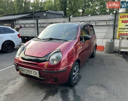 Красный Дэу Матиз, объемом двигателя 0.8 л и пробегом 70 тыс. км за 2900 $, фото 1 на Automoto.ua