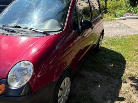 Красный Дэу Матиз, объемом двигателя 0.8 л и пробегом 130 тыс. км за 2750 $, фото 1 на Automoto.ua