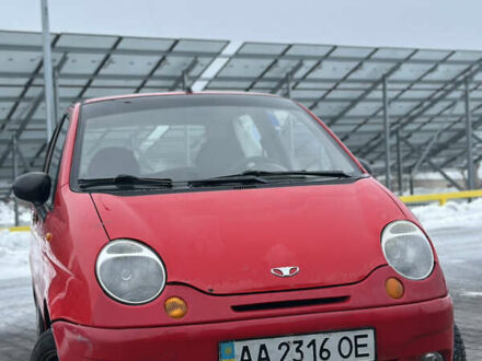 Червоний Деу Матіз, об'ємом двигуна 0.8 л та пробігом 160 тис. км за 2100 $, фото 1 на Automoto.ua