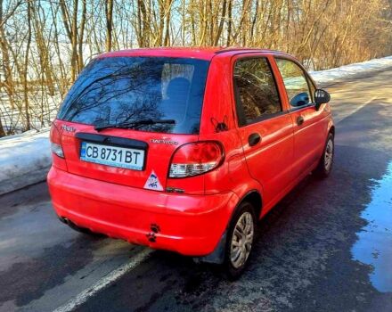 Красный Дэу Матиз, объемом двигателя 0.8 л и пробегом 86 тыс. км за 2100 $, фото 1 на Automoto.ua