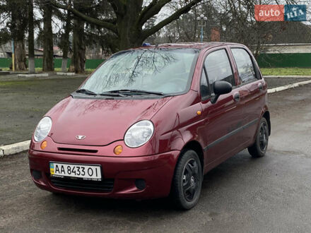 Червоний Деу Матіз, об'ємом двигуна 0.8 л та пробігом 88 тис. км за 2100 $, фото 1 на Automoto.ua
